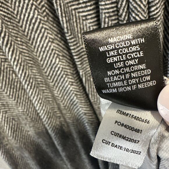 Torrid Mini Studio Knit Cinch Front Skater Dress Babydoll Size 6X Herringbone - Picture 11 of 11